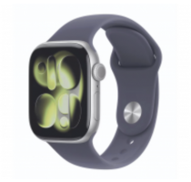 Apple Watch Series 11 GPS + Cellular 42mm Aluminium silber Sportarmband nebelviolett M/L